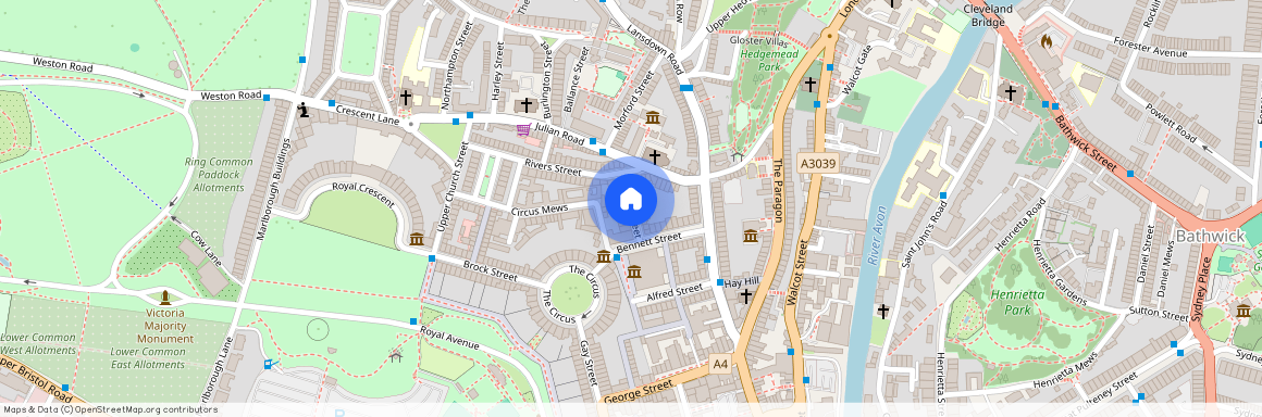 Russell Street, Bath, Somerset, BA1