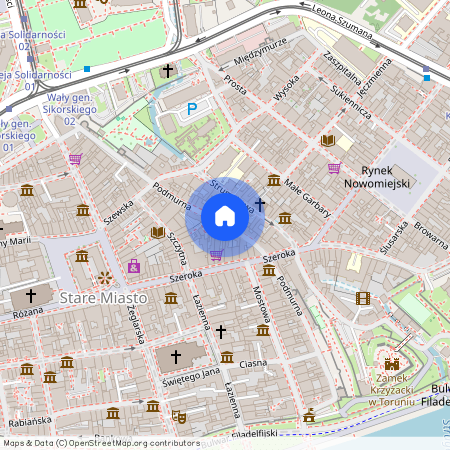 ul. Podmurna, Stare Miasto, Toruń, kujawsko-pomorskie