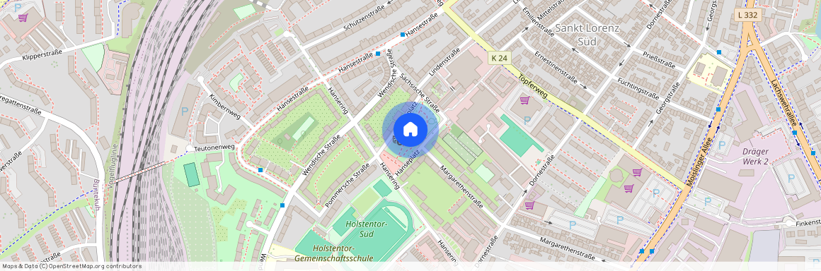 Hanseplatz, 23558, Hanseplatz    Lübeck  Sankt Lorenz Süd