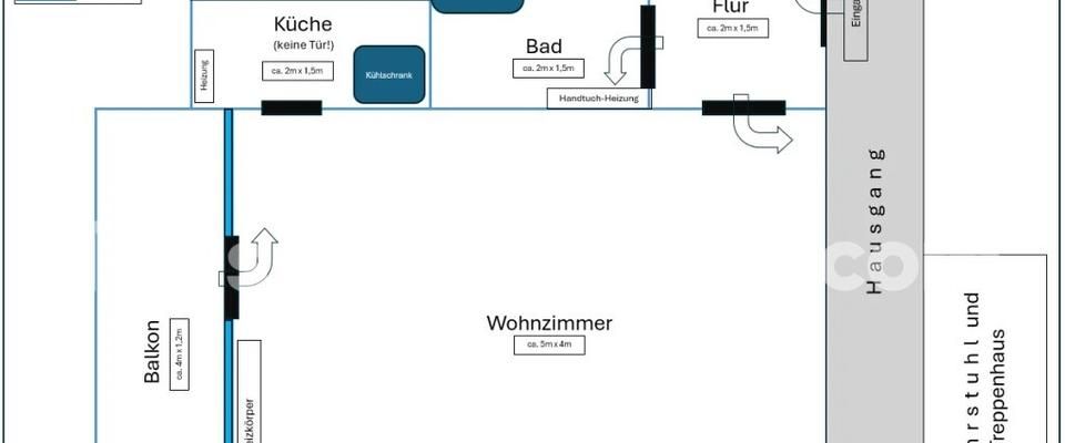 TAUSCHWOHNUNG 1 gegen 3 / 3,5 + - Photo 1