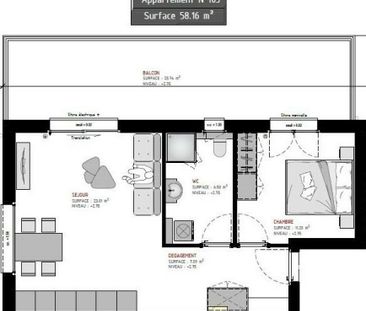 Appartement 2.5 pièces au 1er étage - Photo 1