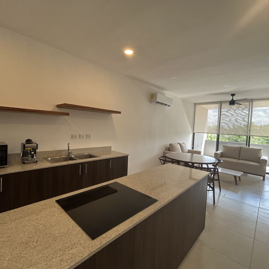 Departamento de 2 recámaras, amueblado, en privada con amenidades. - Photo 1