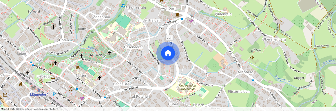 Haldenstrasse 61, 8708 Männedorf