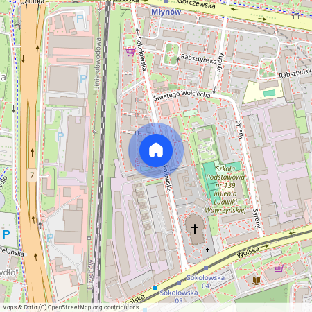 ul. Sokołowska, Młynów, Wola, Warszawa, mazowieckie