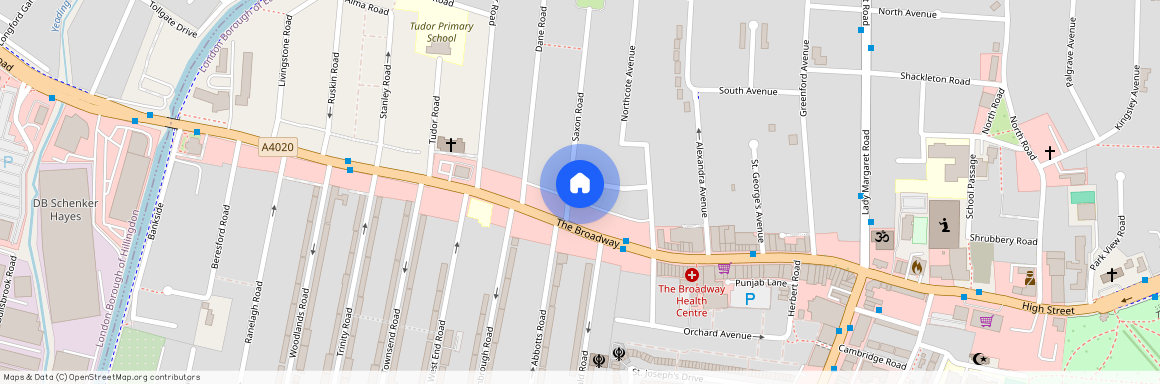 Saxon Road, Southall UB1