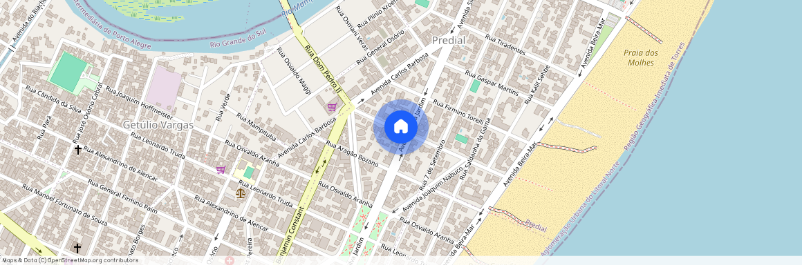 Rua Dom Pedro Ii, 340, Torres, Torres - RS, 95560-000, Brazil