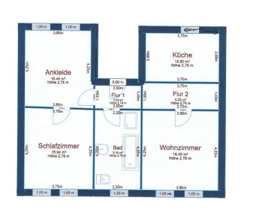 3-Zimmer-Wohnung in ruhiger stadtnaher Lage - Foto 1