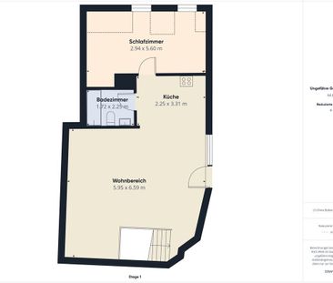 Charming 2,5-Zimmer-Maisonette mit Terrasse, Ausblick und Naturfels - Foto 2