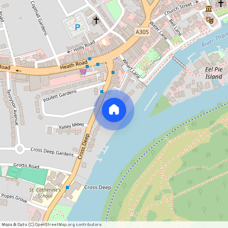 Cross Deep, Twickenham, London, TW1