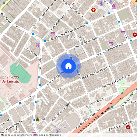 Rua Abílio Soares 743, Paraíso, São Paulo - SP, 04004-001, Brazil
