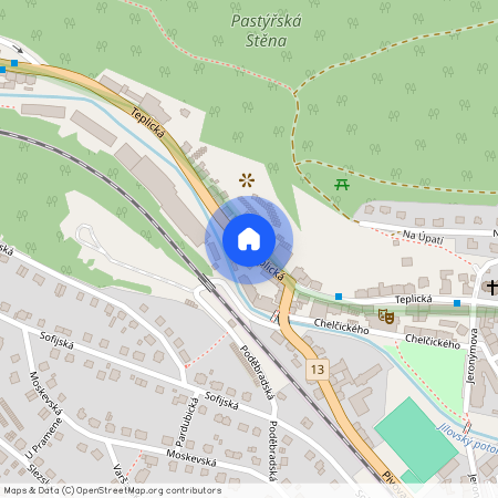 Teplická, Děčín - Děčín IV-Podmokly