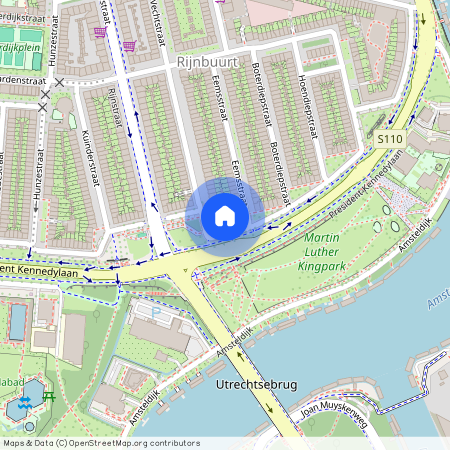 Rijnbuurt, 1079 NJ, President Kennedylaan, Amsterdam