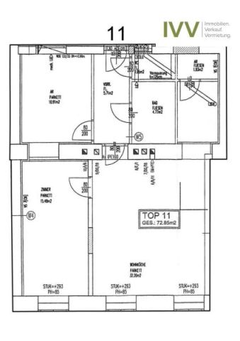Interessante Zweienhalb-Zimmer-Wohnung: 1030 Obere Weissgerberstrasse 13 Top 11 - Foto 4