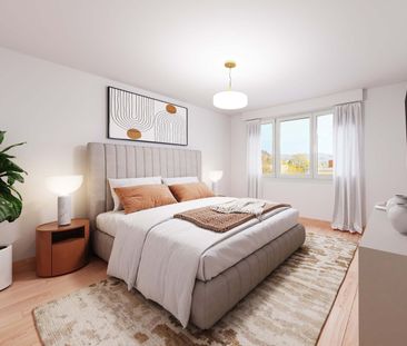 Renovierte 4.5-Zimmer-Wohnung mit Balkon und Blick ins Grüne - Photo 4