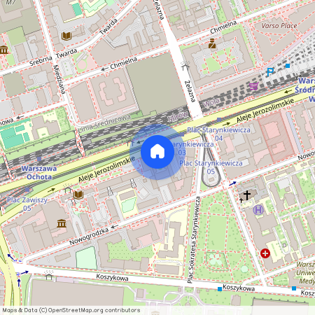 ul. Aleje Jerozolimskie, Filtry, Ochota, Warszawa, mazowieckie