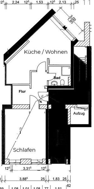 kleine 1,5- Raumwohnung im Erdgeschoss im Görlitzer Zentrum ! - Photo 2