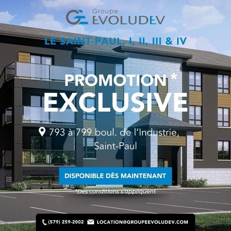 Le Saint-Paul II-IV | Appartements 3, 4, 5 1/2, Saint-Paul - Photo 1