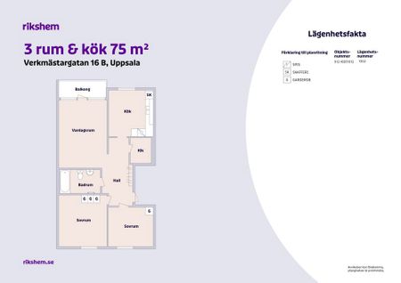 Verkmästargatan 16 B, 75436, Uppsala - Photo 4