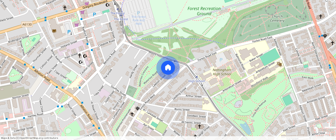 ** Lawson Street, Nottingham, NG7 4AW