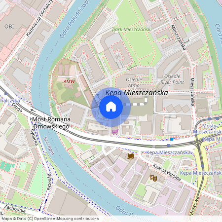 ul. Romana Dmowskiego, Nadodrze, Śródmieście, Wrocław, dolnośląskie