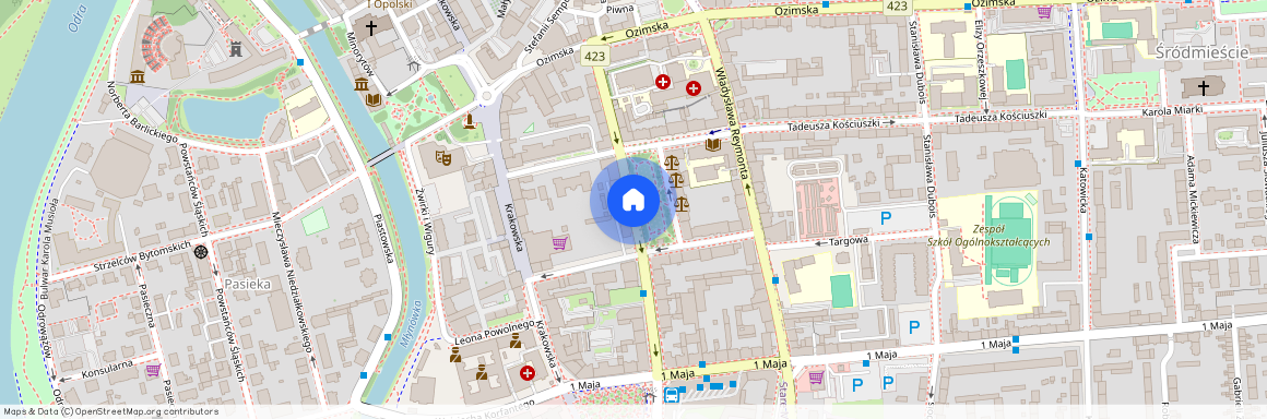 ul. ks. Hugona Kołłątaja, Stare Miasto, Opole, opolskie