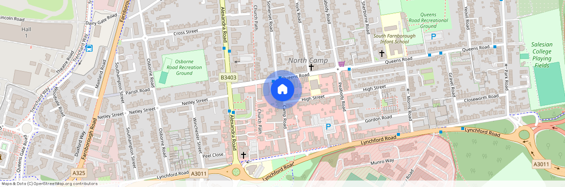 Camp Road, Farnborough, Farnborough, GU14