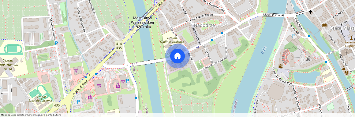 Opole, Bliskie Zaodrze, Bończyka