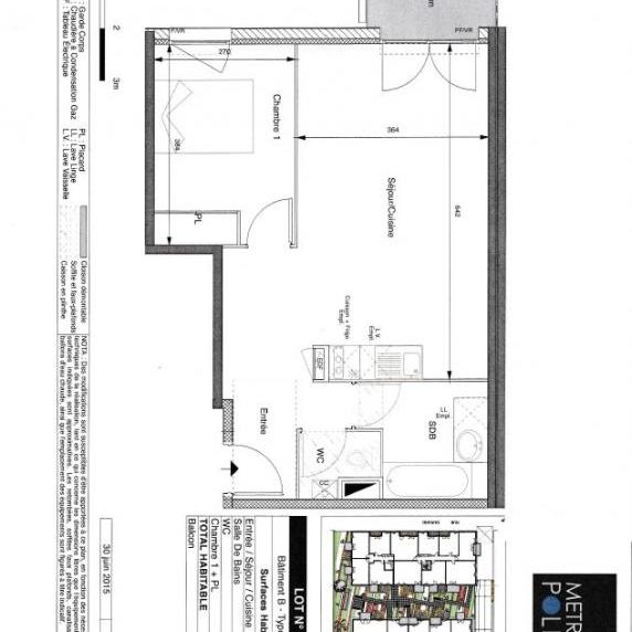Appartement 2 pièces – 47 m² - Photo 2