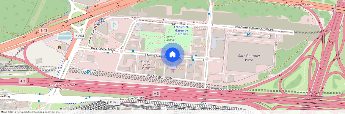 Amelia-Mary-Earhart-Straße, 60549 Frankfurt am Main, Germany