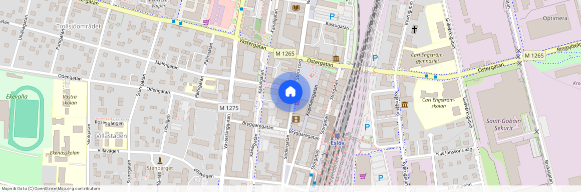 Eslöv, Skåne, Södergatan 2B