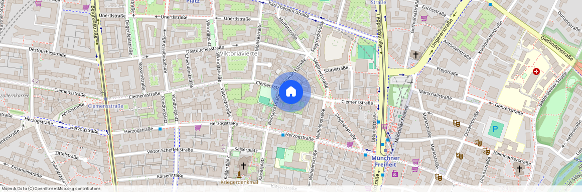 Clemensstraße 25, 80803 München - Schwabing-West