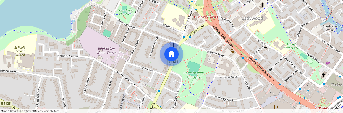 Monument Road, Edgbaston, B16, Birmingham