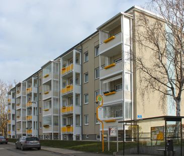 Sanierte 3-Raum-Wohnung in ruhiger Lage mit Wanne und Balkon - Foto 2