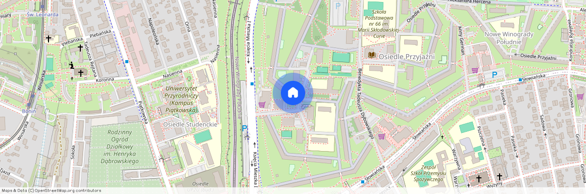 os. Przyjaźni, Winogrady, Stare Miasto, Poznań, wielkopolskie