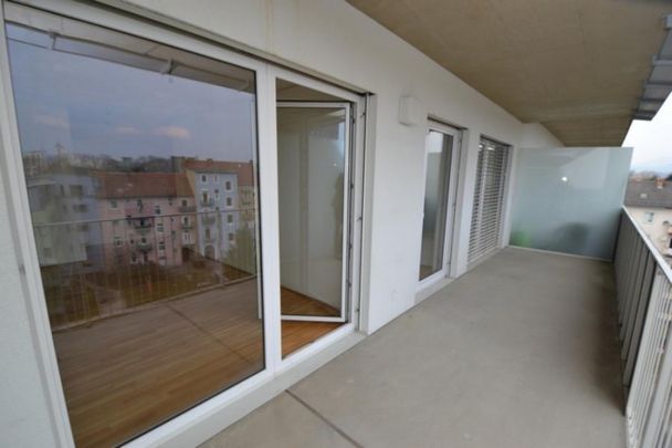 Jakomini – 52 m² – 3 Zimmer – großer Balkon — Erstbezugscharakter – WG fähig - Foto 1