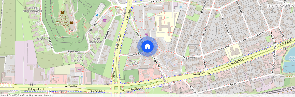 ul. Szeligowska, Chrzanów, Bemowo, Warszawa, mazowieckie