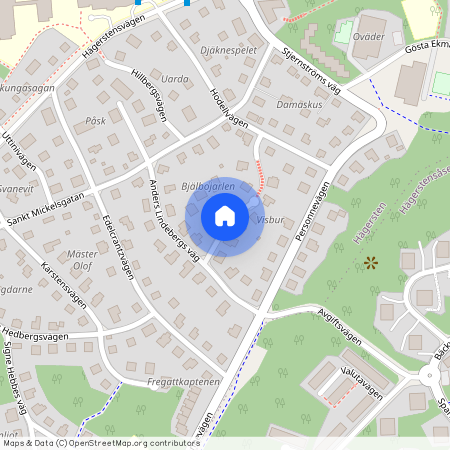 Oskar Baeckströms väg, Hägersten