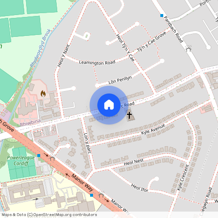 Tyn-y-Parc Road, Rhiwbina, Cardiff. CF14