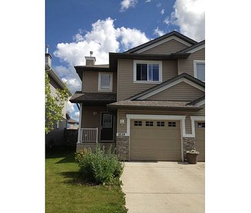 Absolutely Gorgeous 1700 sqft Duplex with POND FRONT & GREEN BACK | 1639 MelRose Place, Edmonton - Photo 1