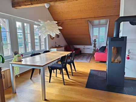 Helle 3 1/2-Zimmer-Dachwohnung mit Terrasse in Galmiz - Photo 5
