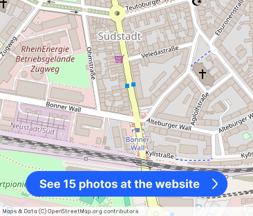 Citywohnung: Modern möbliert mit französischem Ballkon in der Südstadt - Photo 1