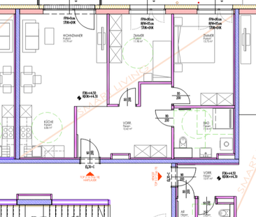 Stadt Haag Zentrum! Sonnige 3-Zimmer-Wohnung mit Balkon und herrlic... - Foto 1