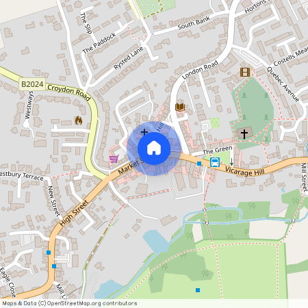 Westerham Place, Quebec Square, Westerham