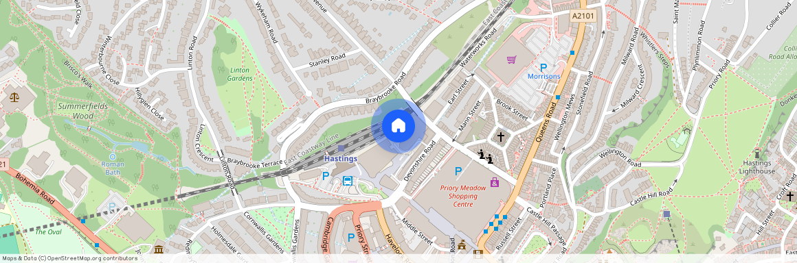 Flat 100, 7 Martin Court, Hastings, TN34 1EF