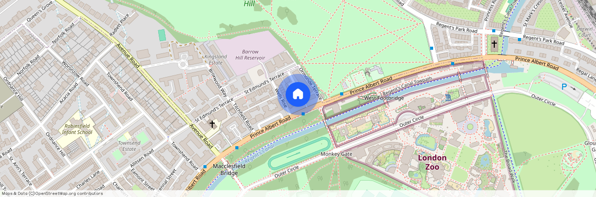 Prince Albert Road, Regent's, NW8