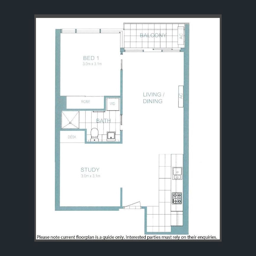 Fanastic 1 Bedroom Apartment with a study - Photo 1
