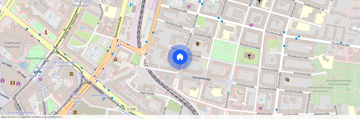 Hainstraße 29, 09130 Chemnitz - Zentrum