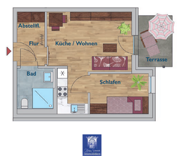 Lieblingsplatz mit attraktiver Ausstattung, moderner EBK und Terras... - Photo 1