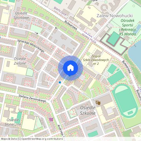 ul. Stanisława Wojciechowskiego, Nowa Huta, Nowa Huta, Kraków, małopolskie