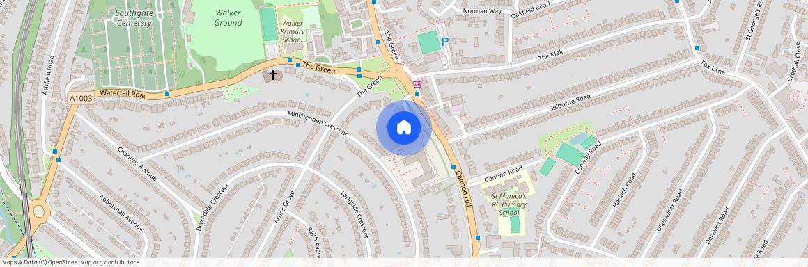 Greenacre Walk, N14 7DB